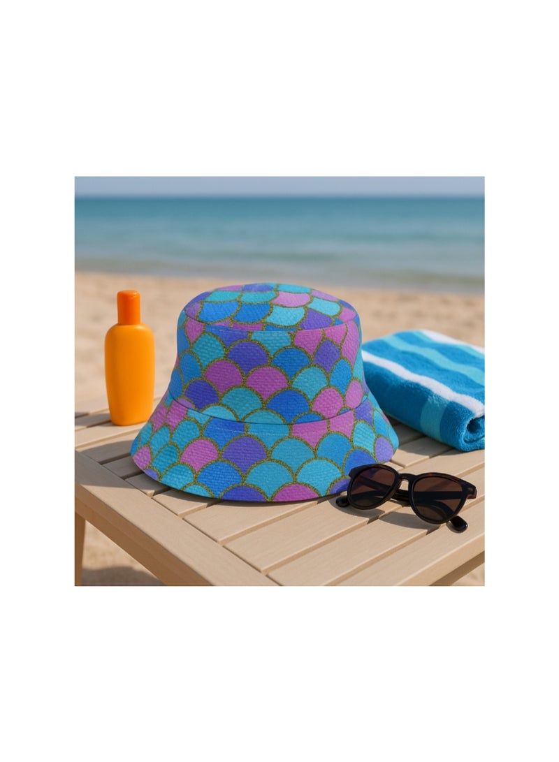 Bucket Hat - Mermaid Print - Image 1