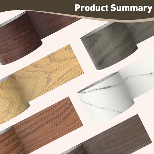 ZYJT Wood Grain Repair Tape, 2.4 inch X 15ft Self Adhesive Black Walnut Grain Repair Patch for Tables, Chairs, Baseboards, Doors, Windows, Floors, Handicraft DIY. - Image 3