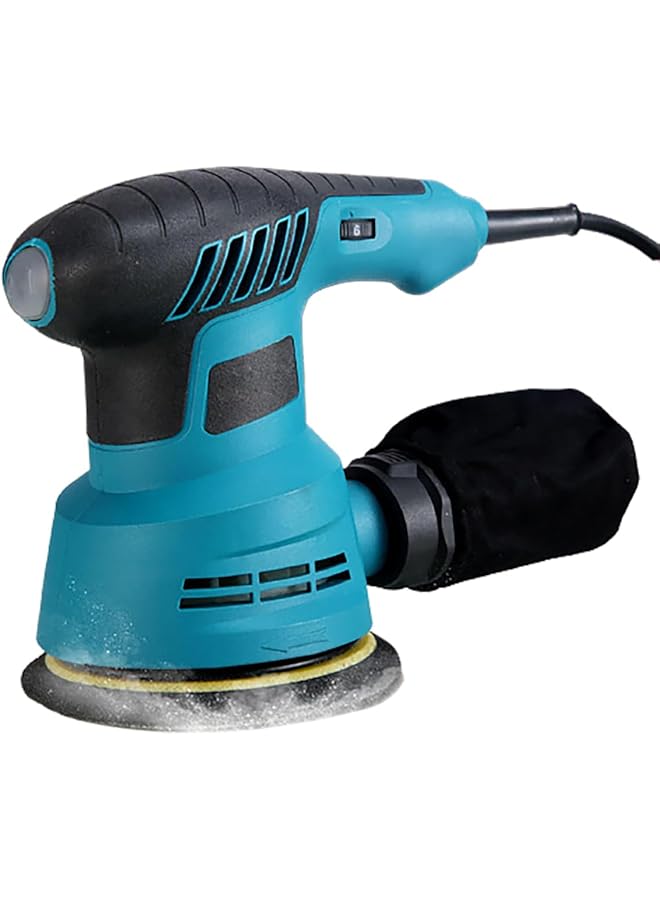 erorex Corded Random Orbit Sander 300W 13000Rpm 6 Variable Speeds Electric Orbital Sander With Dust Collection 125Mm 5Pcs Sandpapers For Sanding Polishing Wood Diy Home Improvements Uk - Image 1