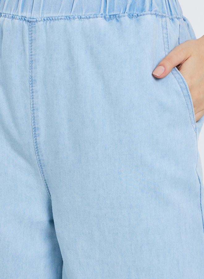 ستايلي جينز نسائي واسع الأرجل بخصر مرتفع - Image 3