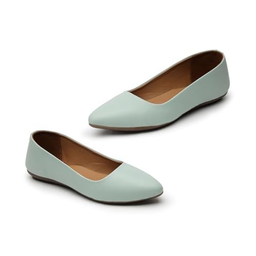 YUKI Comfortable Slip-On Belly Flats Stylish, Lightweight, Casual & Formal Wear Belly for Women Sea Green - Image 4