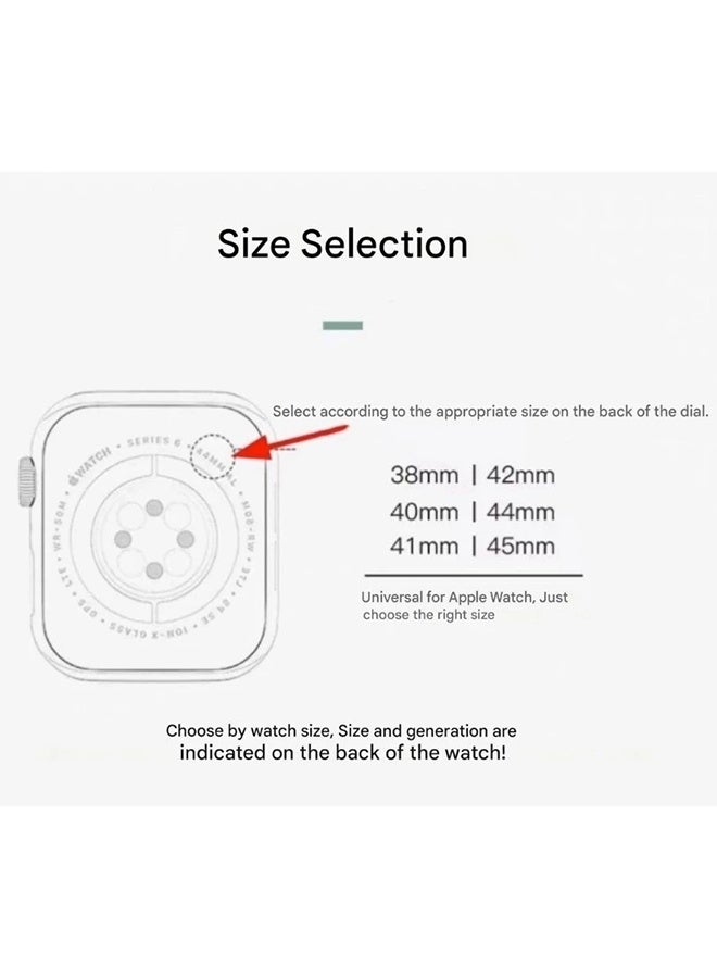 Women Elastic Bracelet for iWatch Metal Chain Watch Band S8 7 6 SE 5 Watch  Metal Agate Pearl Strap - Image 4