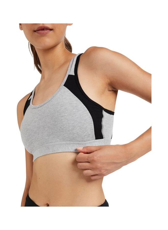 JOCKEY - Jockey 1380 Women Wire free Padded Super Combed Cotton Elastane Stretch Printed Full Coverage Racer Back Styling Active Bra with Stay Fresh and Moisture Move Treatment - Image 1