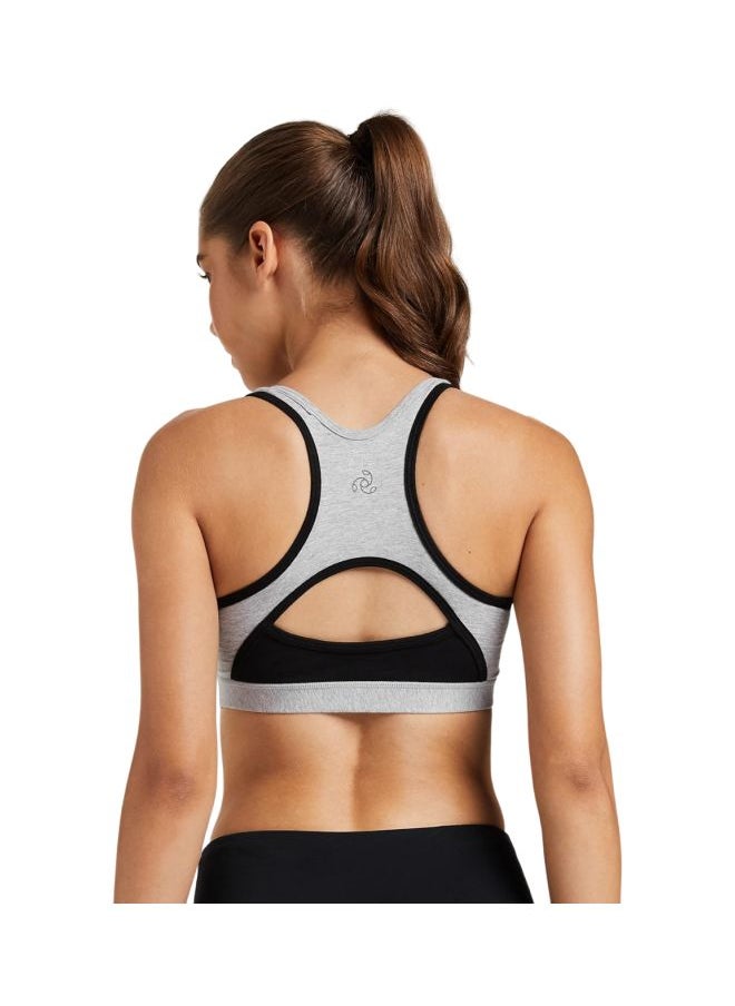 JOCKEY - Jockey 1380 Women Wire free Padded Super Combed Cotton Elastane Stretch Printed Full Coverage Racer Back Styling Active Bra with Stay Fresh and Moisture Move Treatment - Image 1