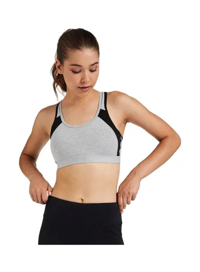 JOCKEY Jockey 1380 Women Wire free Padded Super Combed Cotton Elastane Stretch Printed Full Coverage Racer Back Styling Active Bra with Stay Fresh and Moisture Move Treatment