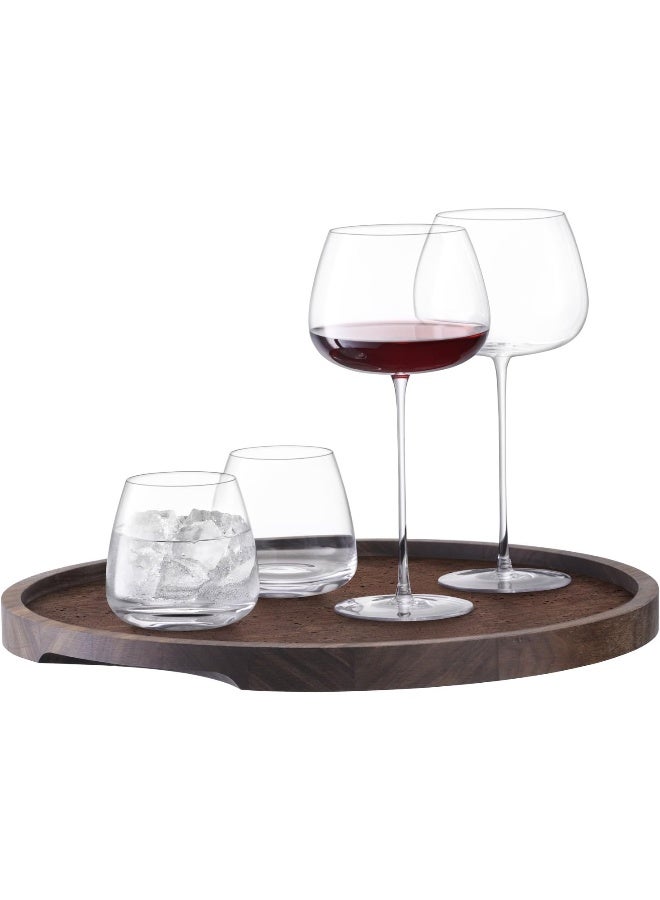 LSA International LSA International Serving Tray, Walnut, Ø40cm  - Image 5