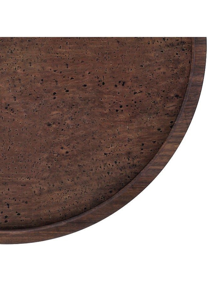 LSA International LSA International Serving Tray, Walnut, Ø40cm  - Image 3