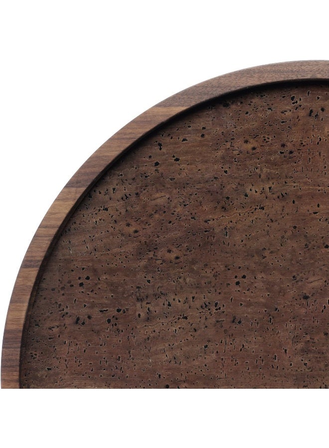 LSA International LSA International Serving Tray, Walnut, Ø40cm  - Image 2
