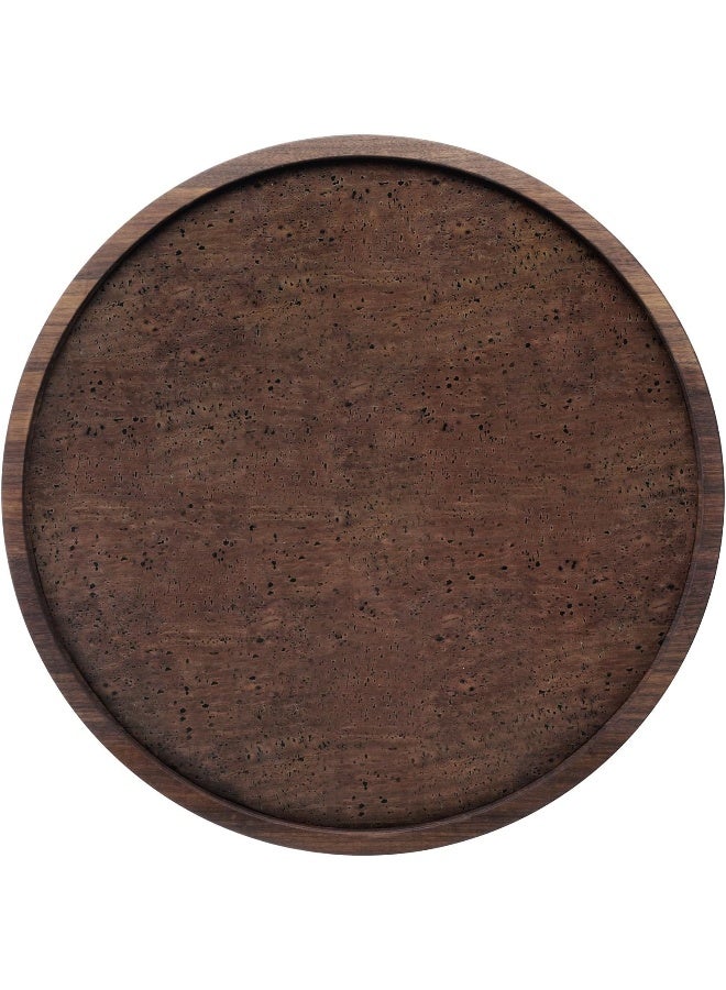 LSA International LSA International Serving Tray, Walnut, Ø40cm  - Image 1