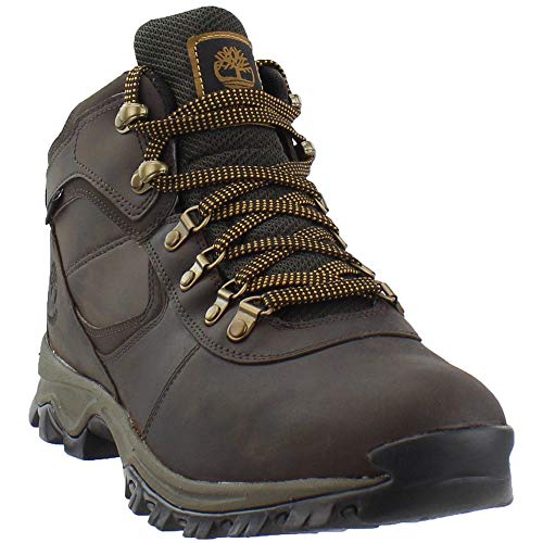 Timberland Men's Anti-Fatigue Hiking Waterproof Leather Mt. Maddsen Boot, Brown, 12 Wide - Image 1