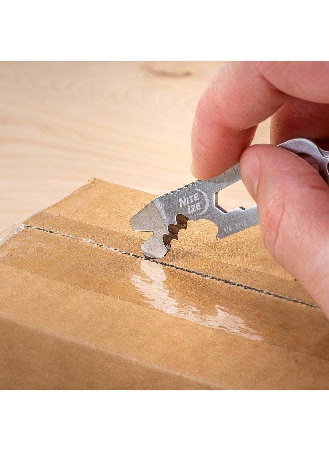 NITE IZE Kmtse-11-R3 Doohickey Keychain Multi Tool, 1 Count (Pack Of 1), Stainless Steel  - Image 1