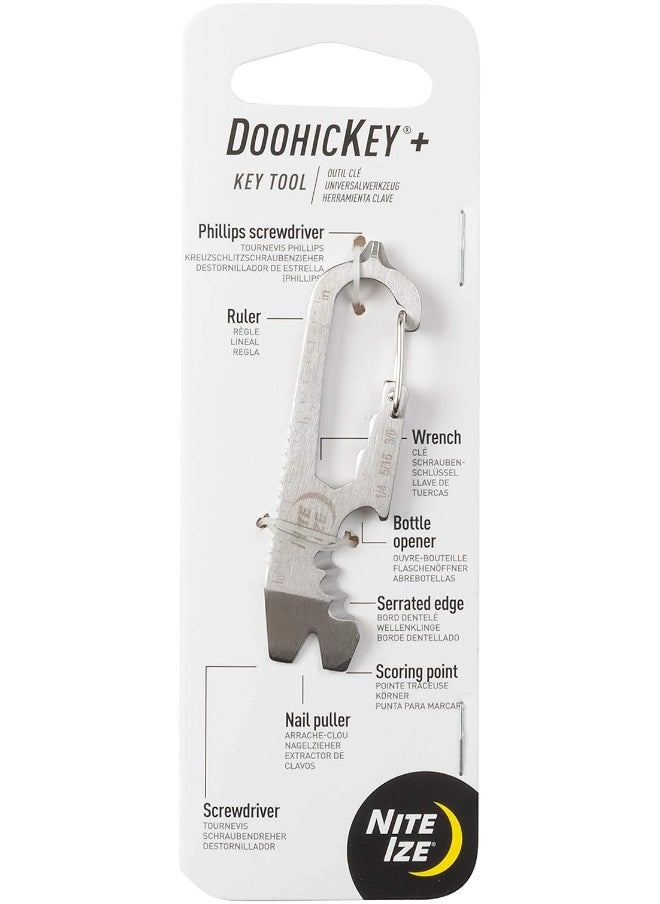NITE IZE Kmtse-11-R3 Doohickey Keychain Multi Tool, 1 Count (Pack Of 1), Stainless Steel  - Image 4