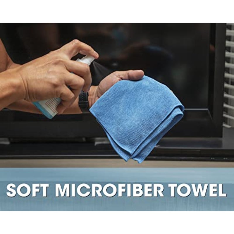Screen and Keyboard Cleaner Kit 6.75 oz - Non-Alcohol Cleaning Spray with Microfiber Cloth and Keyboard Brush - for TV, Computer, Laptop, Monitor, LED, LCD, Electronic Devices - 421027 - Image 4