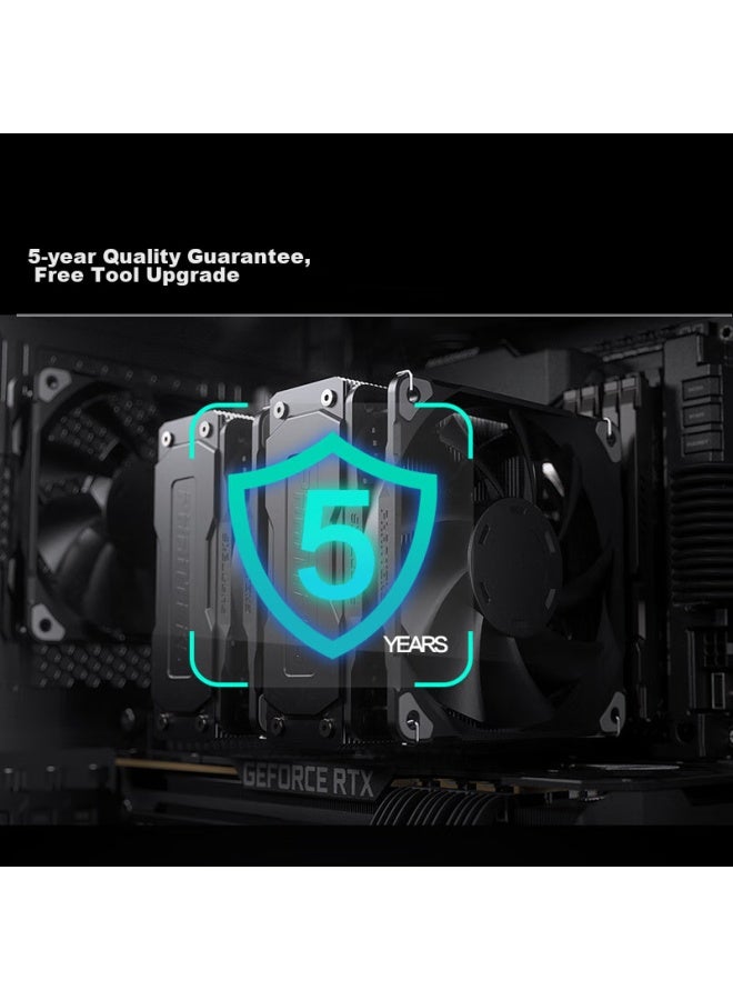 Phanteks Polar T6 V2 Black Edition Anti-gravity 6 Heat Pipe Dual Tower Air Cooler Cpu Cooler Black - Image 5