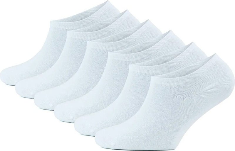 Uniquerrs Women's Cotton Invisible Sneakers Socks 6 Pieces