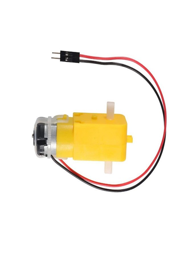 AEDIKO 4 Sets TT Motor DC 3-6V Gearbox Motor Dual Shaft 200RPM Ratio 1:48 Motor with Tire Wheel Kit for Arduino DIY Smart Car Robot - Image 5