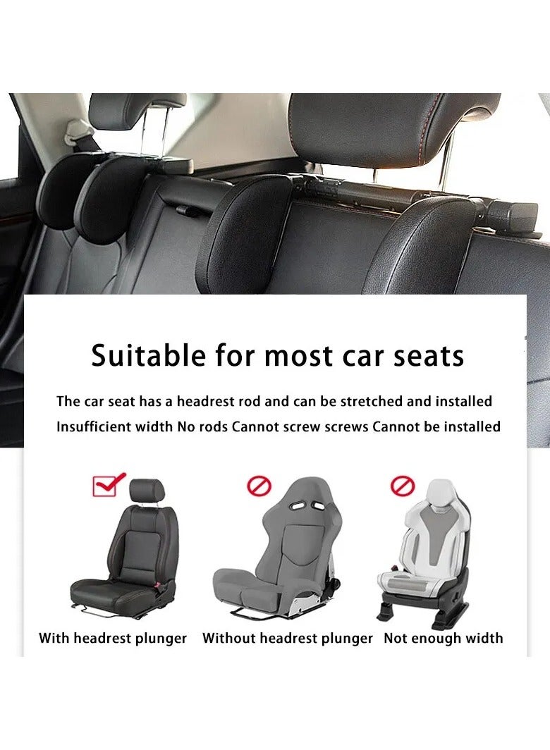 AROAQ Car Seat Headrest Pillow Travel Rest Sleeping Headrest Support Solution U Shaped Pillow for Kids Car Accessories Interior - Image 3