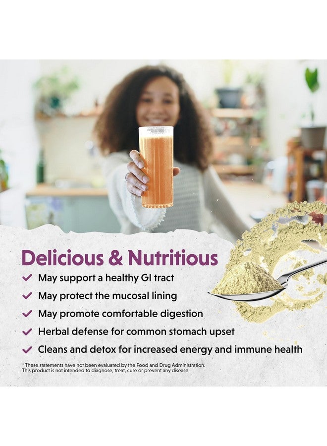 BARLEAN'S Barlean’s Intestinal Repair Gut Health Powder with 16 Digestive Supplements, L-Glutamine, Marshmallow & Licorice Root, Aloe Vera, and Fiber Mixed Berry Flavor, 6.35 oz - Image 4