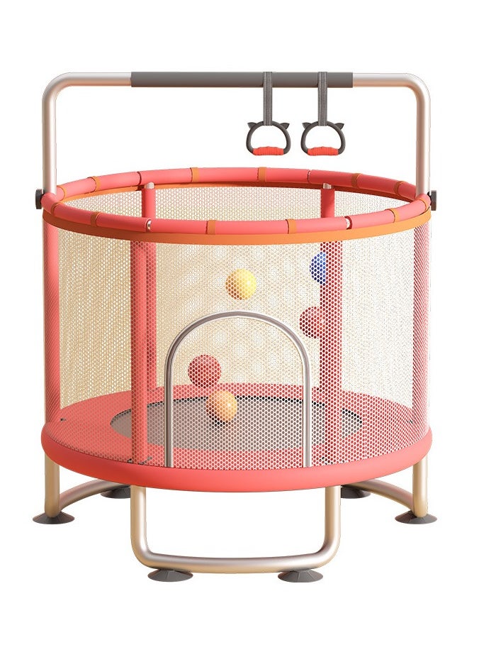 Generic Fence-Net Elastic Trampoline, Indoor and Outdoor Children's Elastic Trampoline, Safety Fencing Net Small Fitness Trampoline Toy.  - Image 2