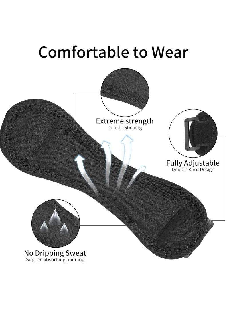 2 Pack Knee Strap for Pain Relief, Patella Stabilizing Brace for Hiking, Sports, Running, Tendonitis, Squats.