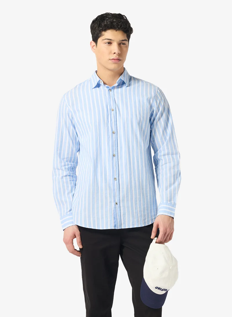 Long sleeve regular fit shirt