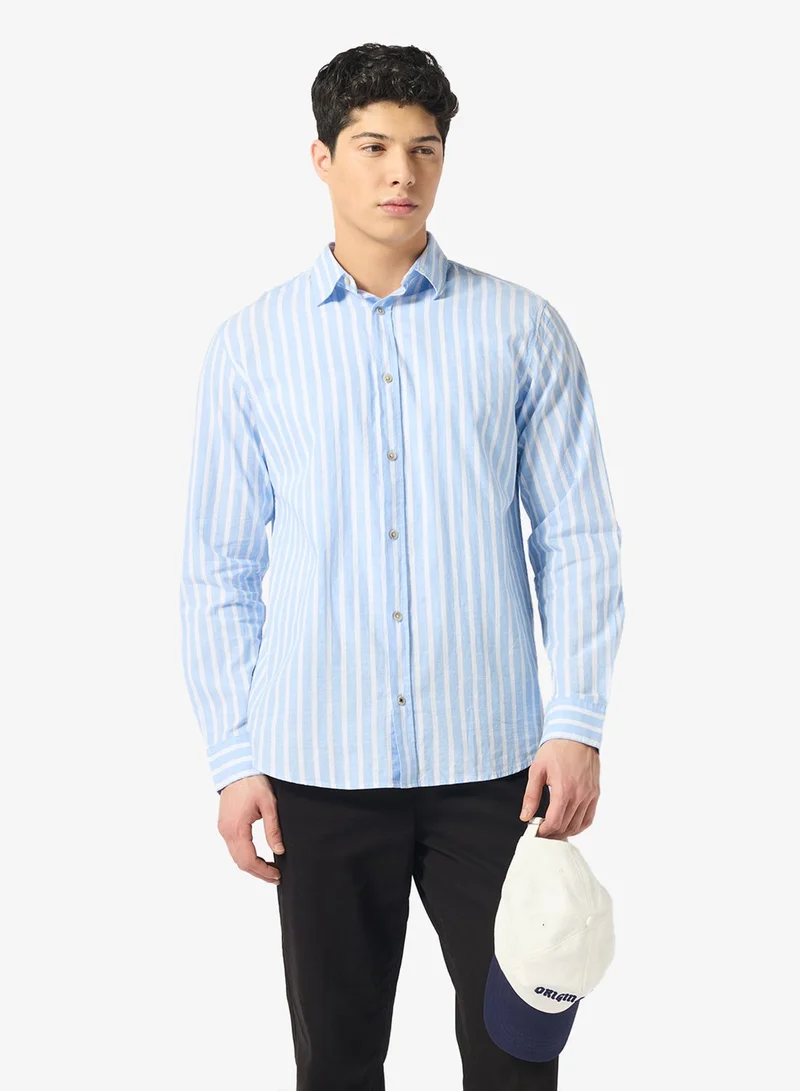 Long sleeve regular fit shirt