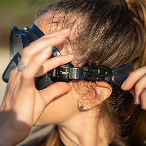 TUSA M-1010S Zensee Pro Scuba Diving Mask, Black - Image 4