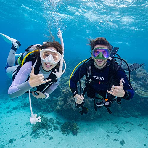 TUSA M-1010S Zensee Pro Scuba Diving Mask, Black - Image 5