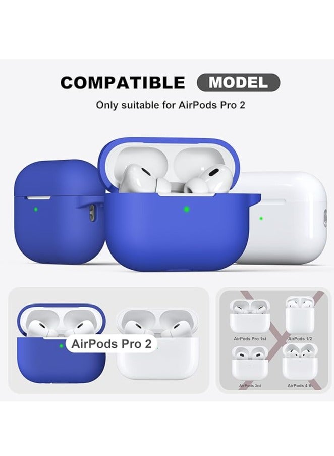 Midwest AirPods Pro 2nd/1st Generation Case with Cleaning kit,Full Protective Silicone Compatible with Apple AirPods Pro 2023/2022/2019 Charging Case,Front LED Visible, Blue - Image 5