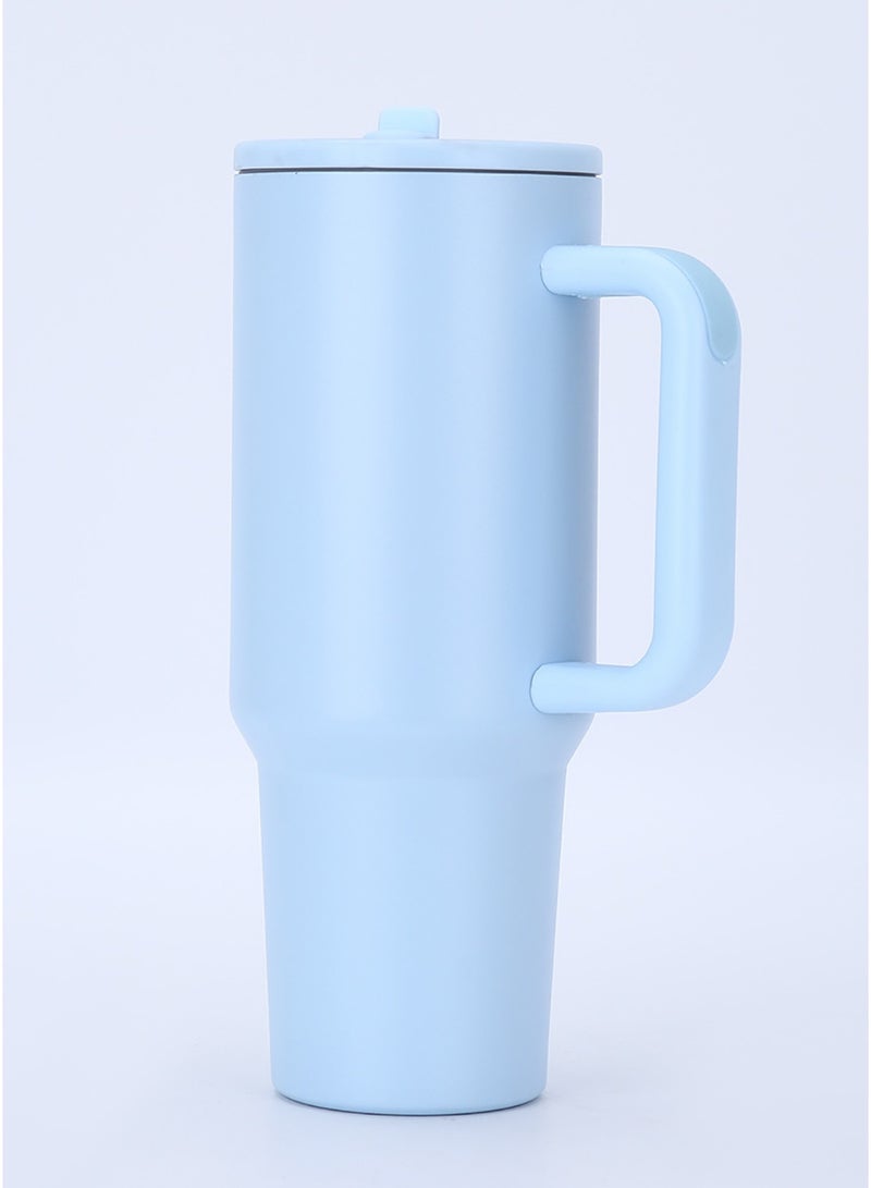 ZEPONOVA Tumbler Stainless Steel Vacuum Insulated Water Bottle - 40OZ (1200ml), 12H Cold & 6H Hot Retention for Water, Iced Tea, Coffee, Smoothie and More, Car Cup Holder Compatible, Blue - Image 4