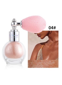 Julystar Fairy Highlight Body Spray 04, Facial Contouring Fine Shimmering Liquid Highlighter, Long-Lasting Sweatproof Stage Makeup Glitter Highlighter Powder Body Spray - 3.5G  - Image 2