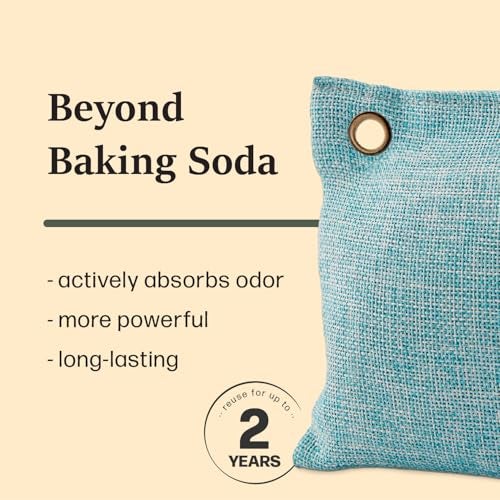 Moso Natural Refrigerator & Freezer Odor Eliminator. Two Year Life Span. More Powerful than Baking Soda. Fridge Odor Absorber, Fridge Deodorizer. - Image 4