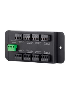 8 Zone Single Input Speaker Distribution Hub Connect Up To 8 Pairs Of Speakers To A Single Amplifier Or Receiver Black (138161)