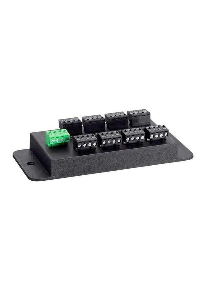 Monoprice - 8 Zone Single Input Speaker Distribution Hub Connect Up To 8 Pairs Of Speakers To A Single Amplifier Or Receiver Black (138161) - Image 1