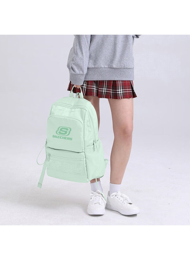Skechers Large Capacity Diy Travel Commuter Laptop Backpack For College Students, Men’s High School Bookbag, Junior High Girls, Light Aqua Green - Image 2