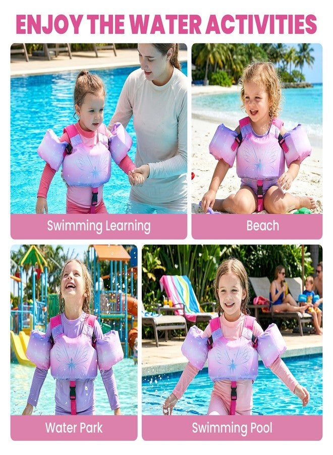 Zeraty Toddler Kids 3-in-1 Swim Vest Pool Floaties for 30,40,50,60,70 lbs Boys and Girls Ages 2,3,4,5,6,7,8 - Swimming Training Jacket with Adjustable Crotch Strap & Detachable Arm Bands Learn to Swim - Image 3