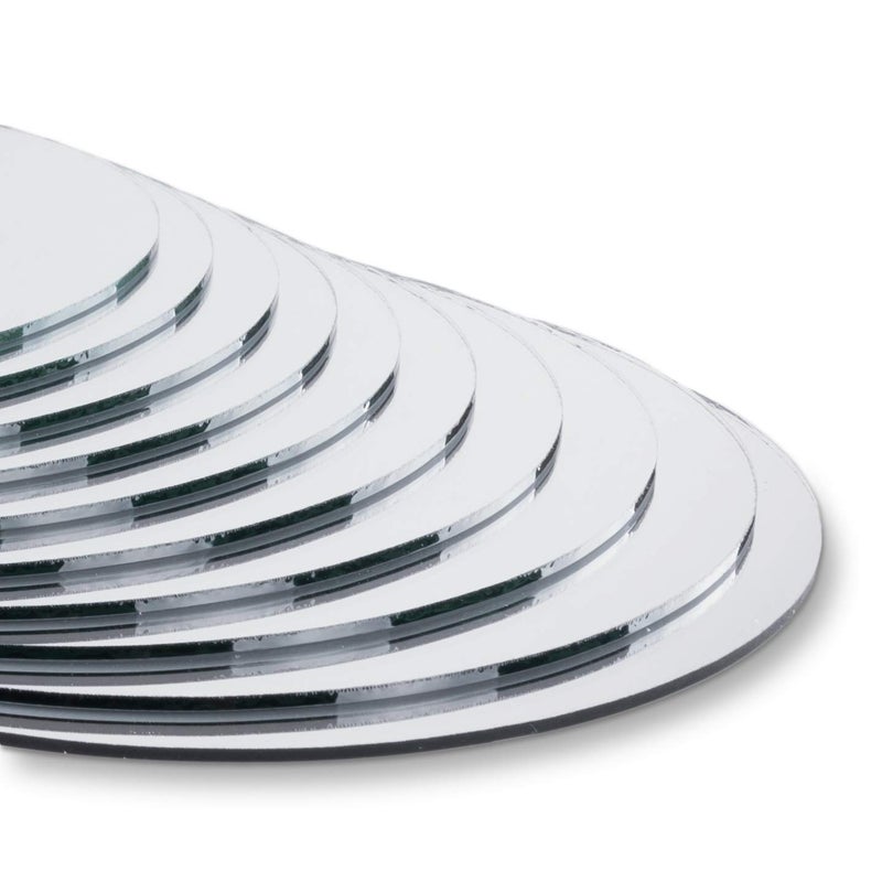 Super Z Outlet Round Mirror Wedding Table Centerpieces, 10 Pieces, 8" Inches - Image 4