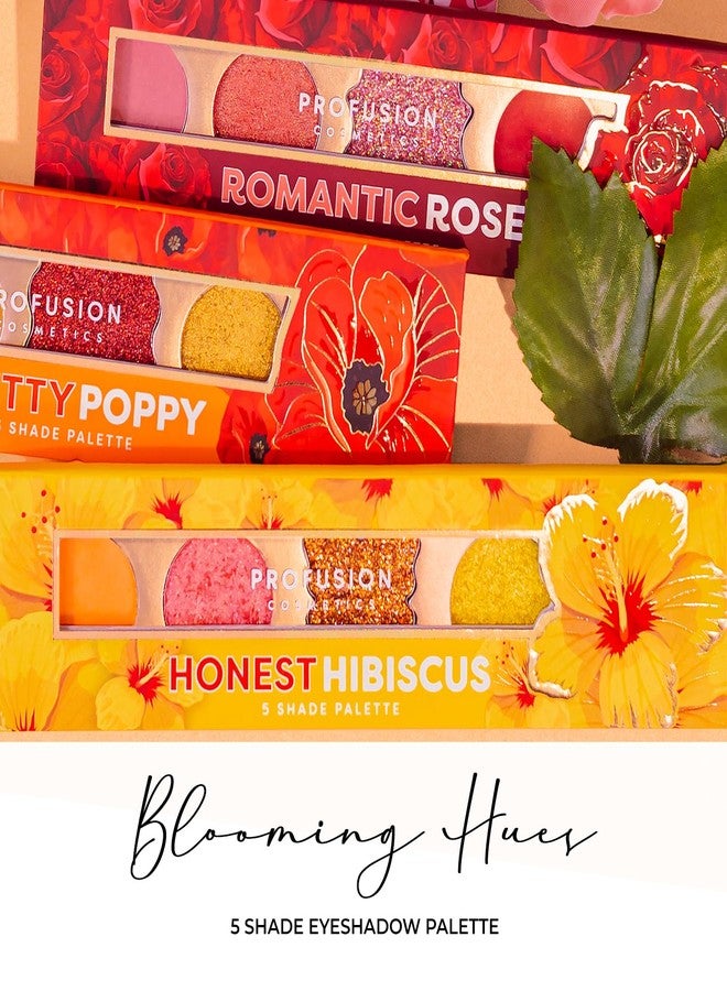 بروفيوجن كوزميتكس باليت ظلال العيون "بلومينج هيوز" من بروفيوجن كوزمتكس، 5 ألوان - لون الكركديه الصادق (4.82 غرام) - Image 5