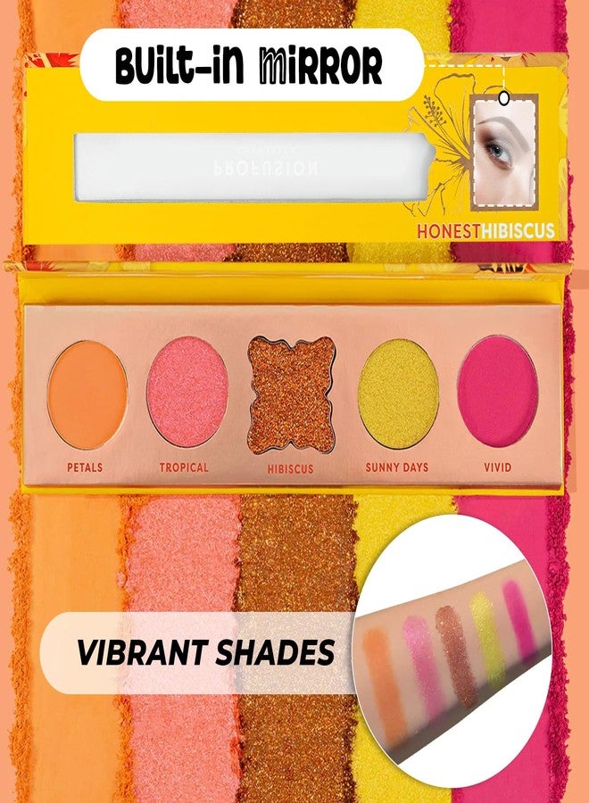 بروفيوجن كوزميتكس باليت ظلال العيون "بلومينج هيوز" من بروفيوجن كوزمتكس، 5 ألوان - لون الكركديه الصادق (4.82 غرام) - Image 4