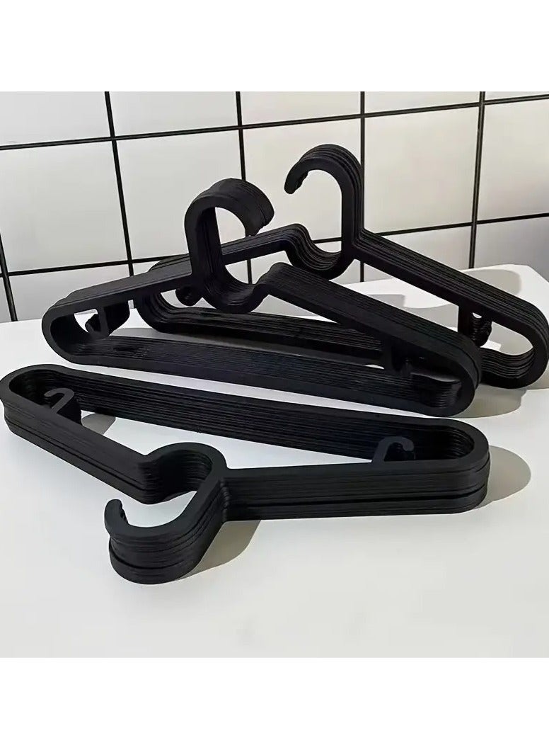 Set of 10 Plastic Hangers Home Storage Solution for Coats, Suits, and Dresses, Closet Organization | Modern Look | Durable Construction, Clothes Racks - Image 5