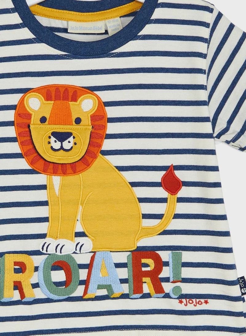 JoJo Maman Bebe Kids Lion T-Shirt
