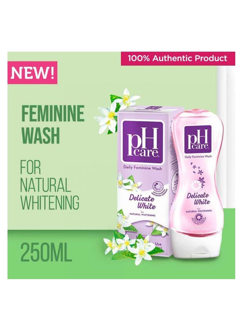 Ph Care Delicate White Feminine Wash 250ml - Image 2
