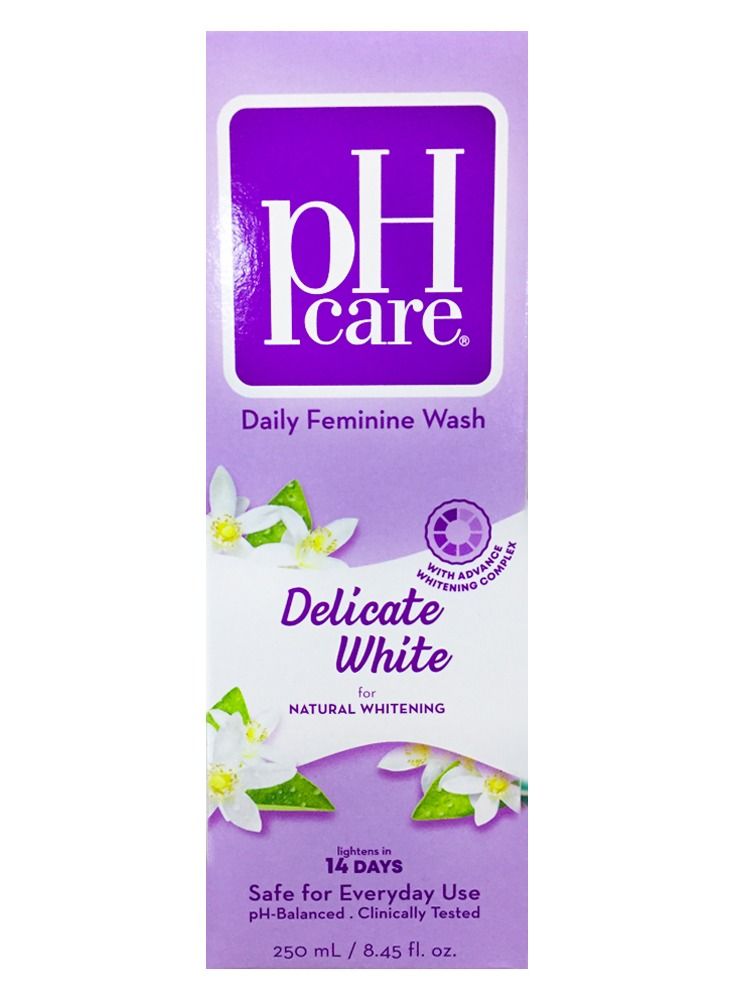 Ph Care Delicate White Feminine Wash 250ml - Image 1