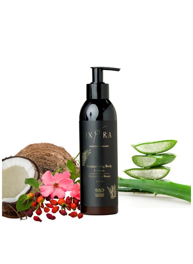 IXORA Moisturizing Body Lotion with Aloe Vera, Coconut, and Trehalose: Nourish and Hydrate Your Skin for a Calm, Soft, and Smooth Feel - Image 1
