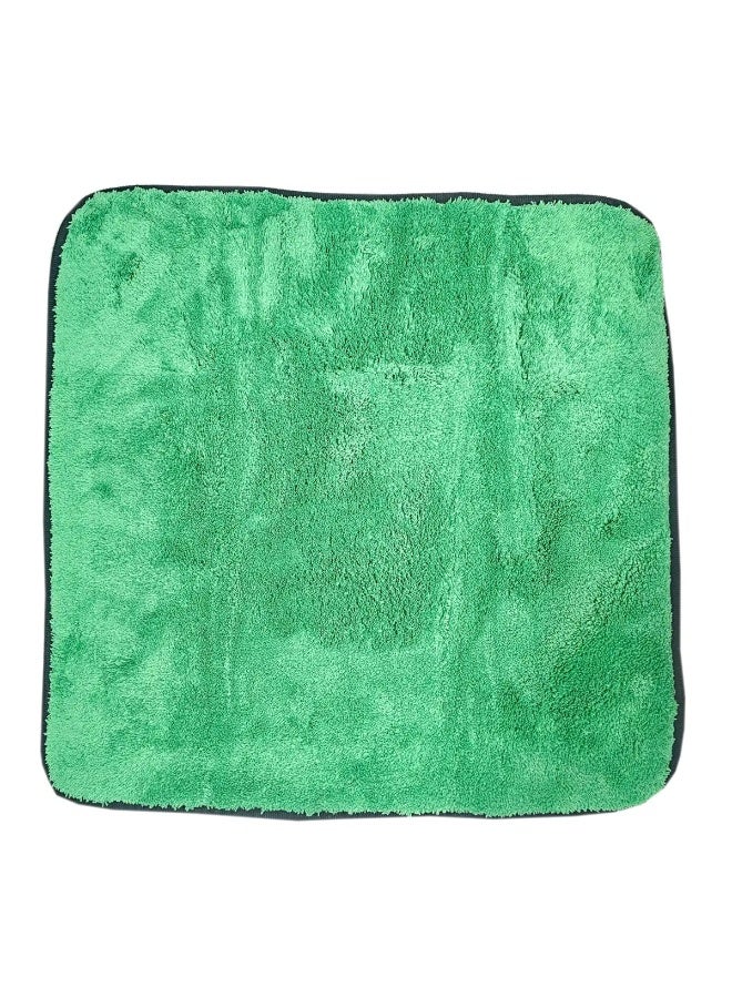 KENCO Dual-Sided Green Microfiber Towel Soft Cleaning Cloth Mirror-Like Shine Safety Edging-Prevent Scratches 39X39Cm Size - Image 3