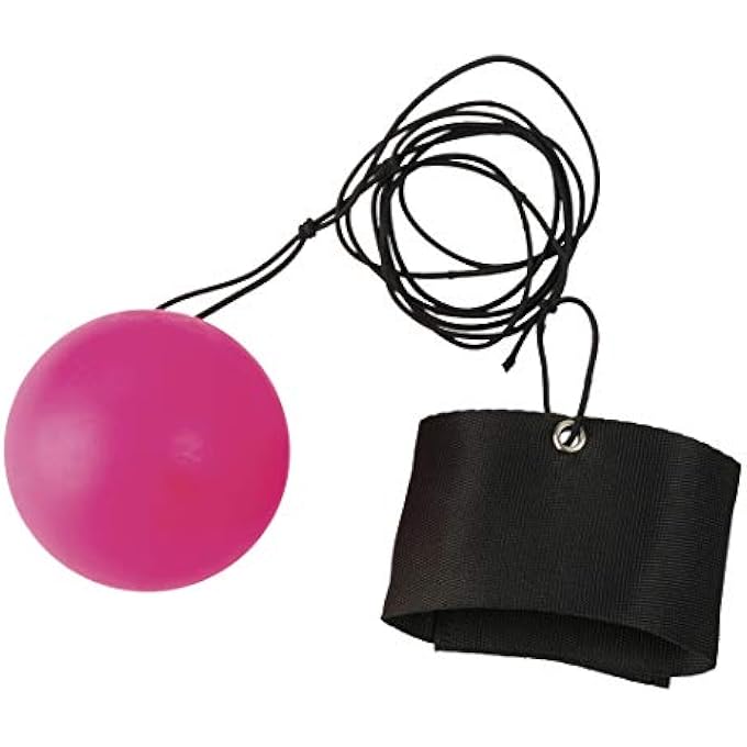Toysmith Squishy Rebound Ball with Wrist Strap - Assorted Colors - Image 4
