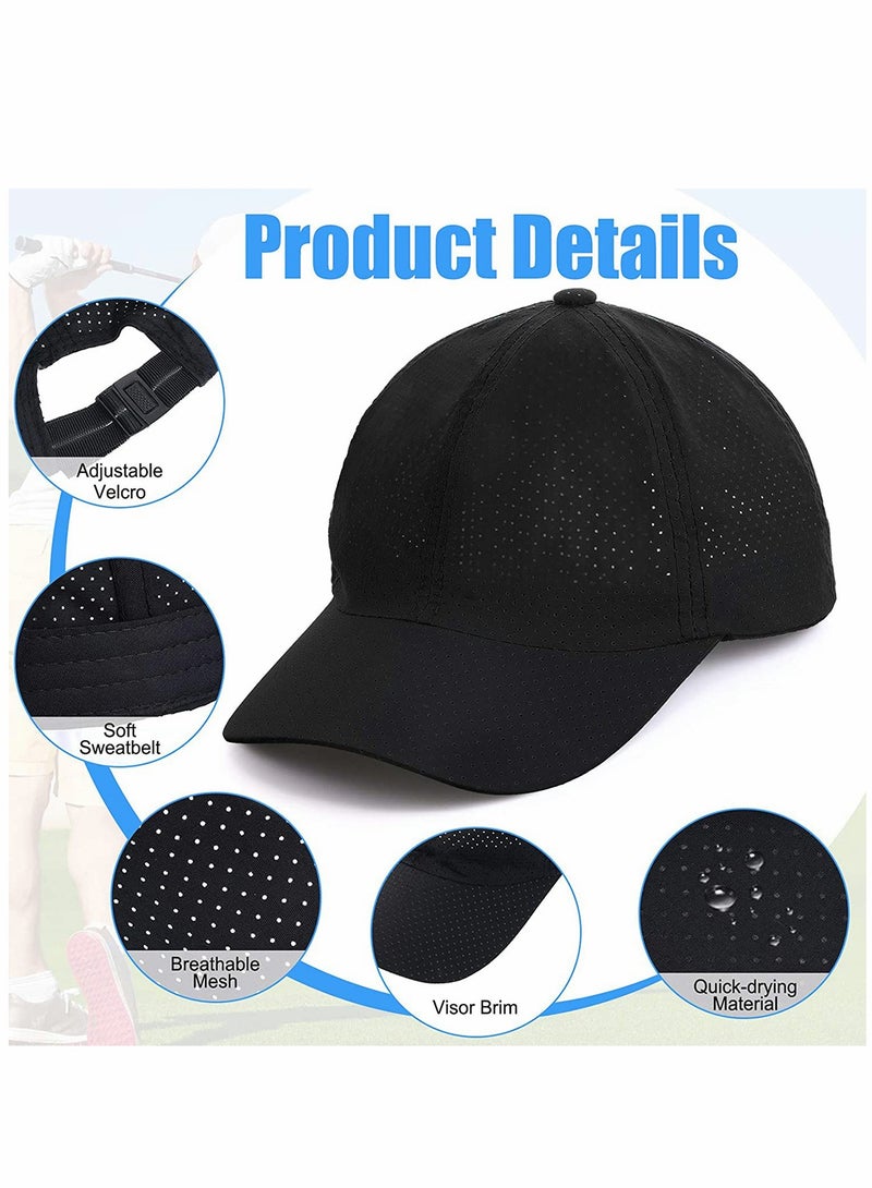 Quick Dry Sports Baseball Cap for Mountaineering, Fishing, Golf - Breathable Hat for Hiking, Cycling, Running - Sunshade Hat for Men and Women - Image 4