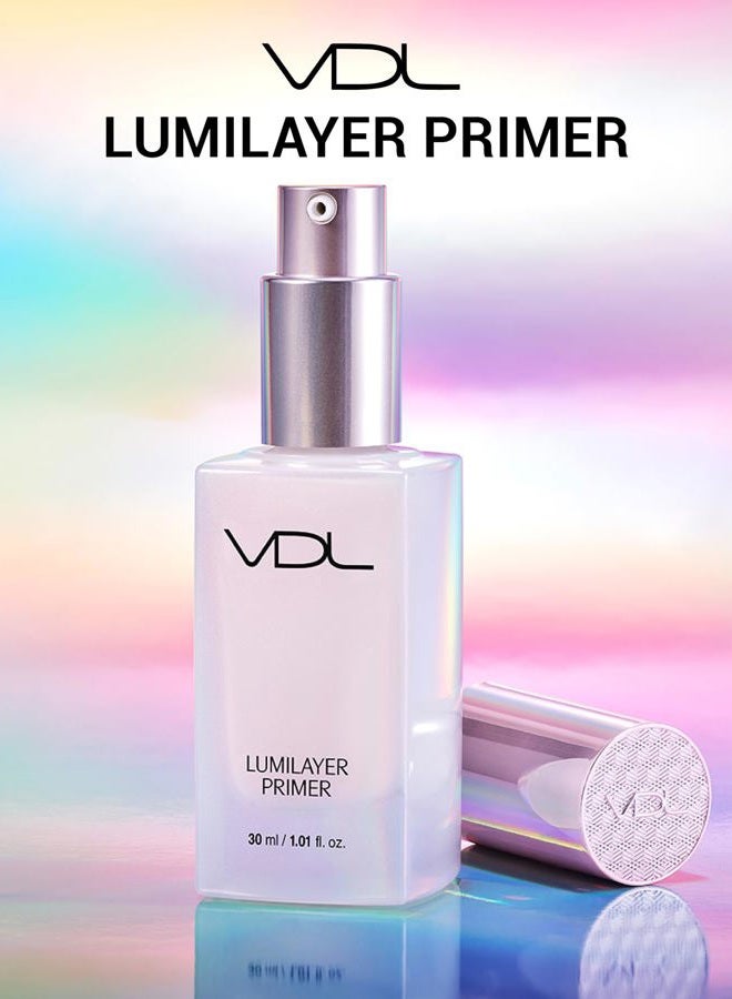 VDL Lumilayer Primer (Glowy Finish, 1.01fl oz) - Illuminating Pearl Makeup Base for Glowing Skin. Korean Makeup. Hydrating Radiance - Image 2
