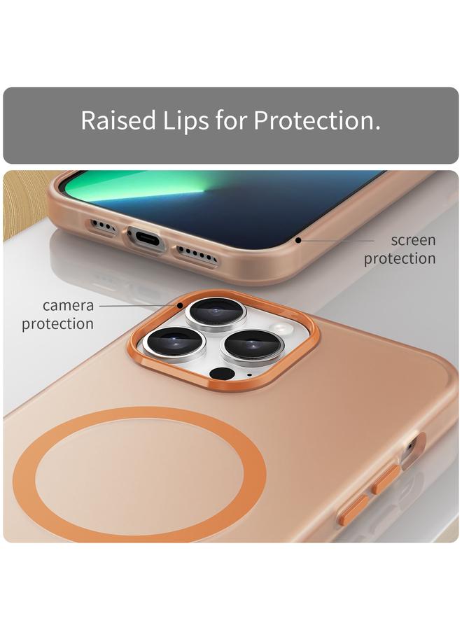 Zaboon Case For iPhone 13 Pro Max MagSafe Frosted Translucent TPU + PC Full Coverage Phone Case - Image 5