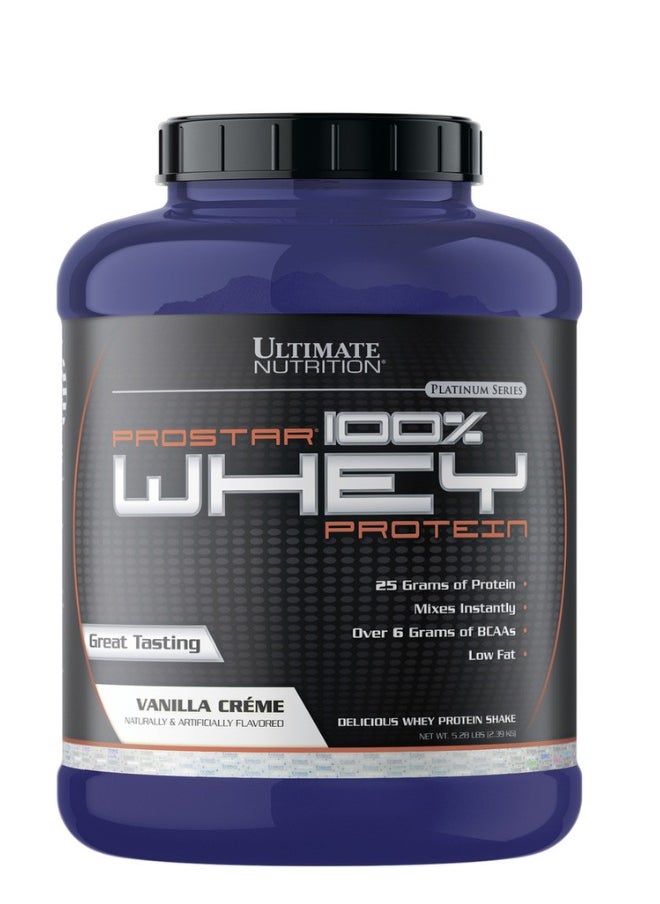 ULTIMATE NUTRITION - Prostar 100% Whey Protein 2.39kg Vanilla Creme Flavor - Image 1